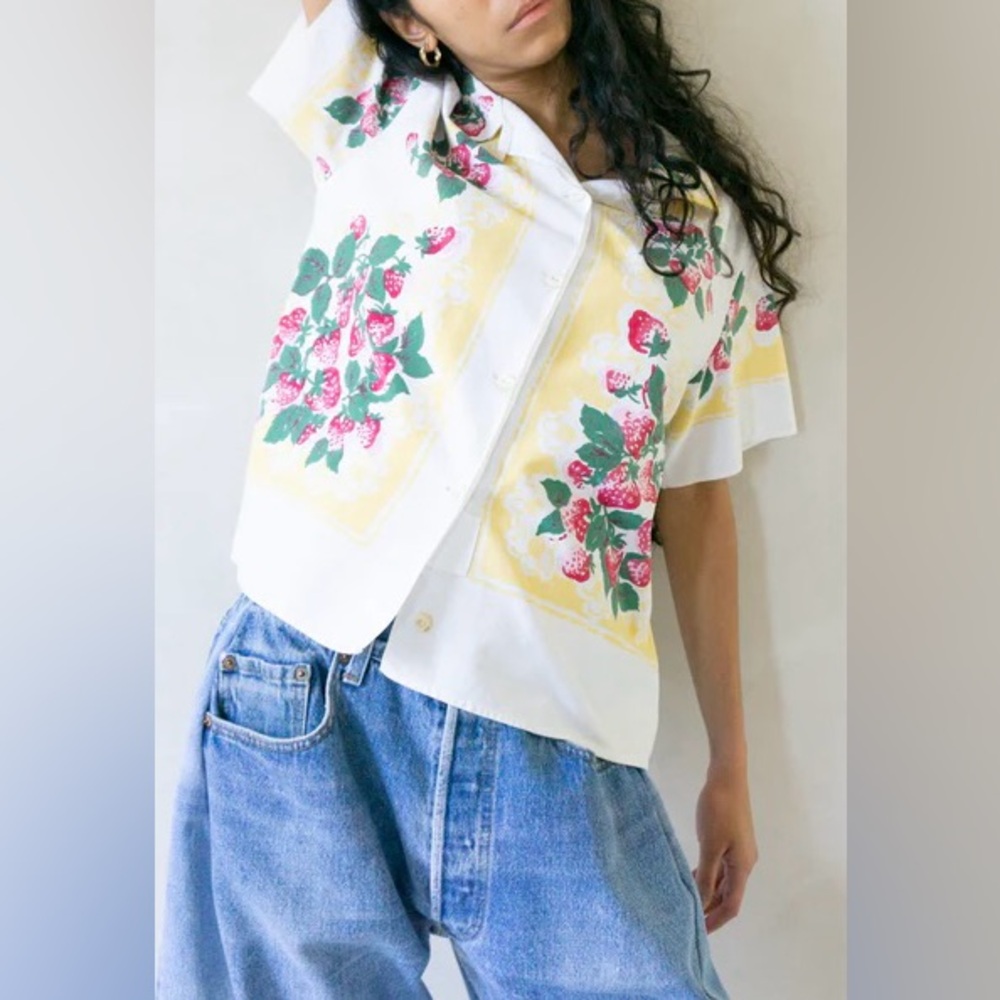 Handmade, Vintage Camp Shirt from “This Repair Shop”, California.